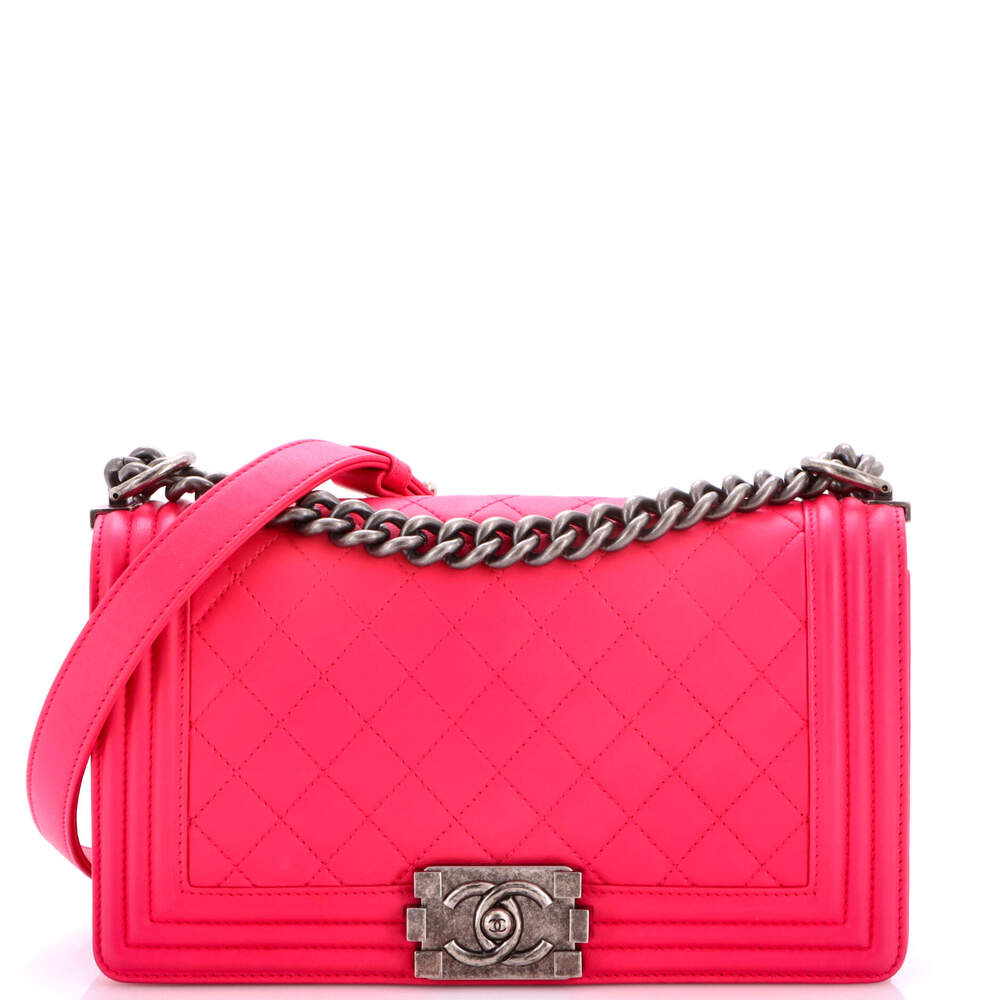 Chanel Boy Flap Bag Quilted Lambskin #262185C34B